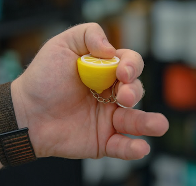 מחזיק מפתחות קליקר פידג'ט – חצי לימון 🍋