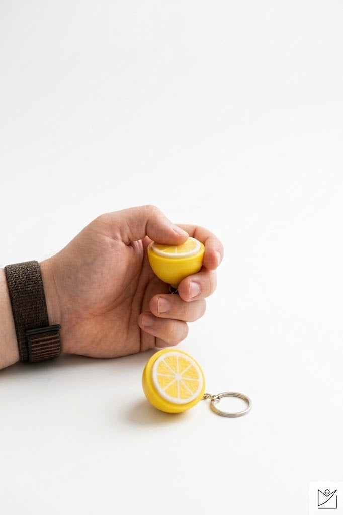מחזיק מפתחות קליקר פידג'ט – חצי לימון 🍋